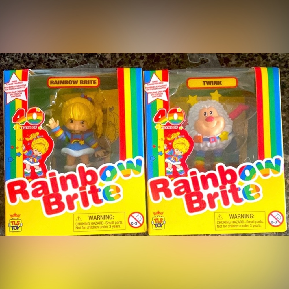 Rainbow Brite Mini Figures 40TH Anniversary
Rainbow Brite and Twink Set